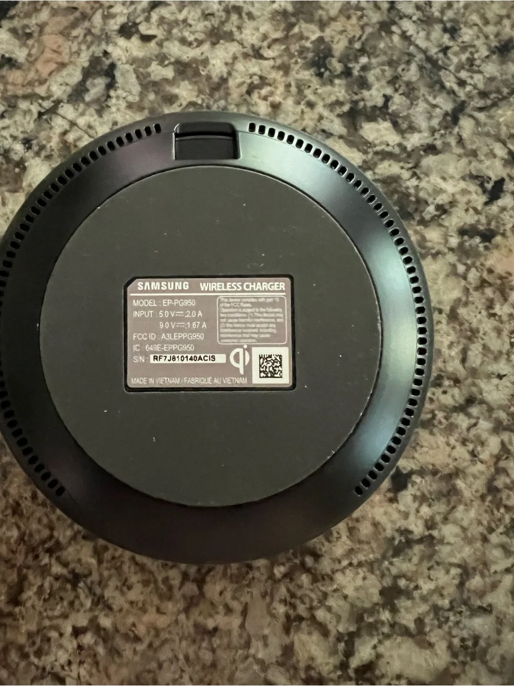 Fast Charge Wireless Charging Pad - Black